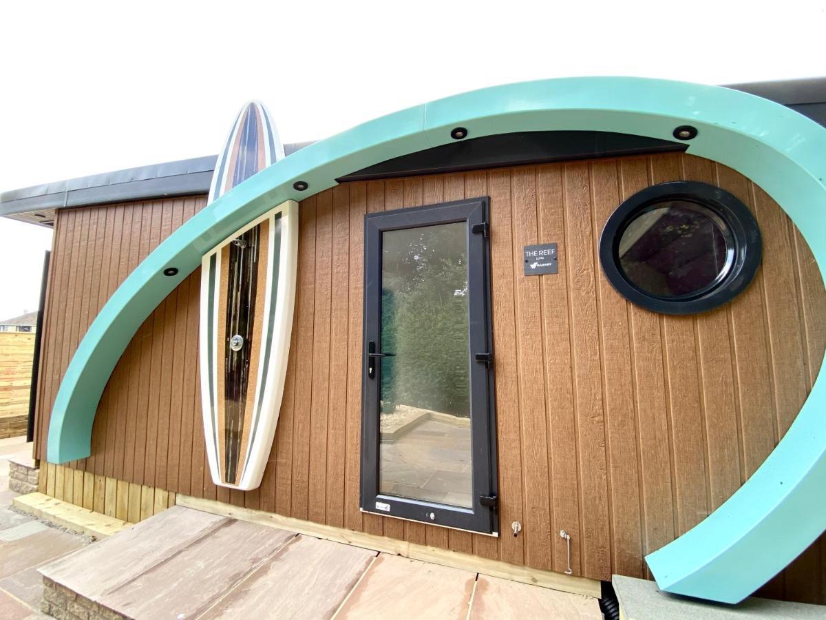 Elletson Park Wood Fired Hot Tubs, Caravans & Pods Pilling エクステリア 写真